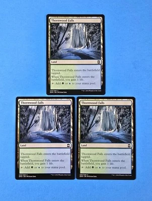 3x Thornwood Falls Eternal Masters 2016 Mtg Magic Gathering Card Dual Land 246 - Image 1 of 2