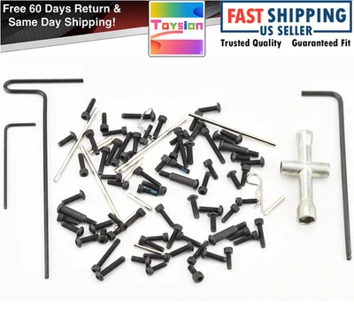 Fits Traxxas 1/16 Summit SCREWS & TOOLS Hardware, pin set, body clips t-wrench - Image 1 of 4
