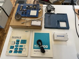 Seltener 70er Jahre RCA Cosmac VIP Einplatinencomputer mit Box Anleitungen und Extras - Bild 1 von 12
