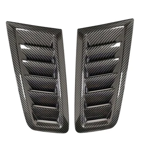 Universal For Ford Focus RS ST MK2 style Bonnet Air Vent Hood Trim Carbon Fiber - Picture 1 of 12