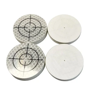 Objetivo reflector de rejilla redonda blanca de 100 piezas para geografía de estudio de estación total - Imagen 1 de 10