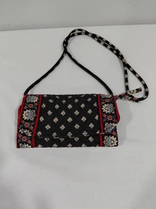 Vera Bradley “cartera en una cuerda” Clásica Negra Usada en Excelente Condición - Imagen 1 de 5