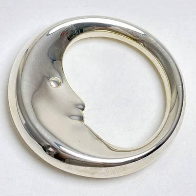 Tiffany & Co. Sonajero Celestial Bebé Hombre en la Luna Plata Esterlina Sin Caja Foto 1 de 4