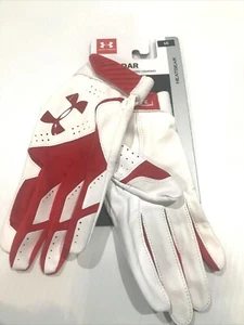 Under Armour Radar Women’s Soft Stretch Heat Gear Batting Gloves L - Picture 1 of 4