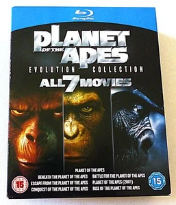 Blu-ray Box/ Planet Of The Apes - Teil 1+2+3+4+5+6+7 !! Topzustand !! - Bild 1 von 1