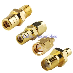 4pcs/set Kit Adapter SMB-SMA female F male M Kit connector for Communication - Picture 1 of 7