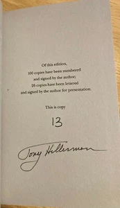 Listening Woman Tony Hillerman 1994 Armchair Detective 1st ed. Signed #13/100  - Picture 1 of 4
