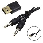 Wireless Audio Transmitter Receiver USB 3 5mm AUX Adapter for Car TV PC Speaker