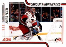 2011-12 Score Glossy Justin Peters #110