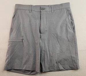Roundtree & Yorke Performance Golf Shorts Mens 32 Gray Poly Blend Active - Picture 1 of 6