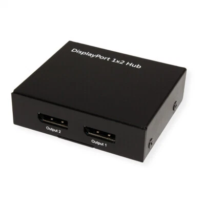 DisplayPort-Video-Splitter (Hub), 2fach, Auflösung bis 4K2K@30Hz (3840x2160) - Bild 1 von 3