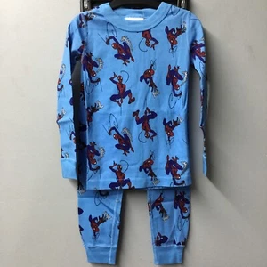 Marvel Spider-Man Kids 2pc. Long John Pajamas Set by Hanna Andersson - Picture 1 of 4
