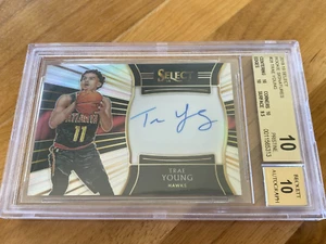 2018-19 Panini Select Trae Young Rookie Signatures RC BGS 10 AUTO 10 #RS-TYG - Picture 1 of 2