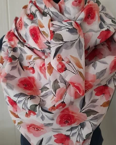 Loop - Schal ca. 25 x 130 oder Dreieckstuch ca. 130 x 130 cm Voile - Bild 1 von 2