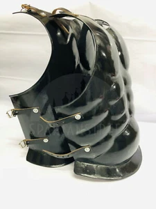 Cuirass Armor Halloween Chest Muscular Muscle Chest Plate Black Collectible VXII - Picture 1 of 9