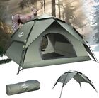 Mimajor Camping Tent 2-3 Man Tent Instant Pop Up Tent, 2 in 1 Double Layers