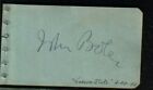 John Boles Autographed Page 1940 Victor Moritz in Frankenstein Actor D.69