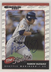 2002 Donruss The Rookies Recollection Collection Buyback /100 Ramon Vazquez Auto
