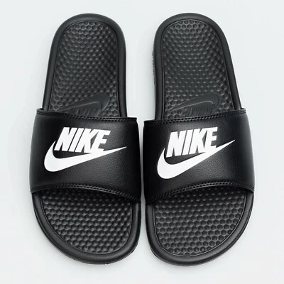 NIKE BENASSI JDI SLIDE MEN BLACK / WHITE  343880 090  - Image 1 of 4
