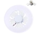 Ceiling Fan with LED Light 5-Blade Adjustable Speed with E27 Lamp Head for Stall