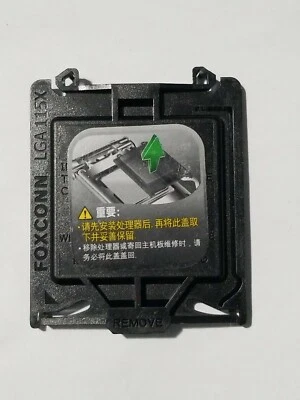 Intel LGA1150 LGA1155 1156 CPU Processor Protector Cover FOXCONN LGA115X 44-4 BK - Image 1 of 2