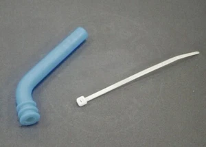 GS Racing Silikon Auspuff Windabweiser 6mm (blau) (1 Stk.) - GSC-P12LB - - Bild 1 von 1