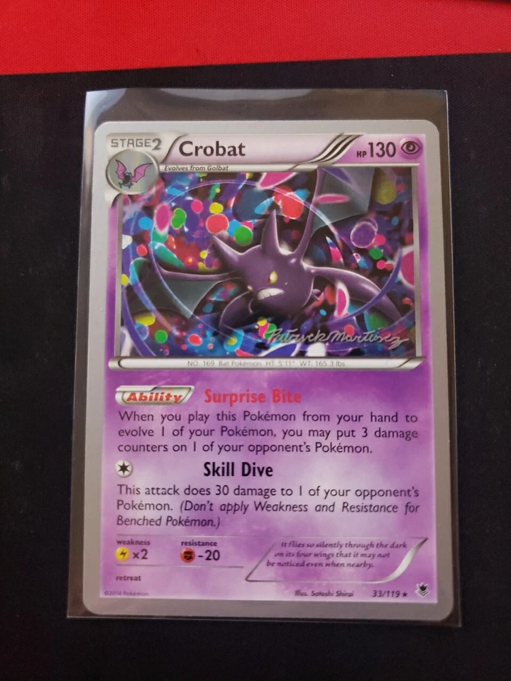 Pokémon TCG Crobat Phantom Forces 33/119 World Championships Patrick Martinez - Image 1 of 1