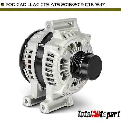 Alternador de 1 pieza para Cadillac CTS ATS 2016 2017 2018 2019 CT6 2016-2017 5 ranuras Foto 1 de 4