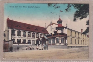 Ansichtskarte Mockau (Leipzig) - Gruss aus dem Alten Gasthof Mockau - 1911 - Bild 1 von 2