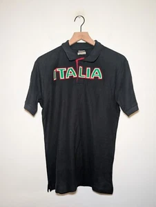 Polo negro para niños de colección Kappa Italia YXL - Imagen 1 de 7