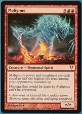 Malignus Avacyn Restored NM Red Mythic Rare MAGIC MTG CARD (ID# 219068) ABUGames