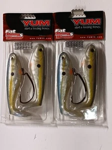 2 Yum Fat Money MINNOWS 5" With Hooks and Weights Foxy Shad - Picture 1 of 1