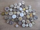 50 QUALITY JOB LOT  VINTAGE WATCH MOVEMENTS  SOME WORKING