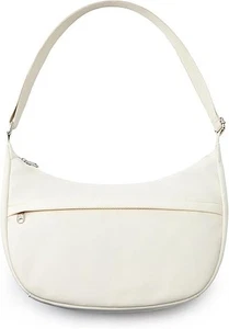 Nylon Halbmond Tasche Medium Freizeit Schulter Crossbody Handtasche mit Außentasche - Bild 1 von 5