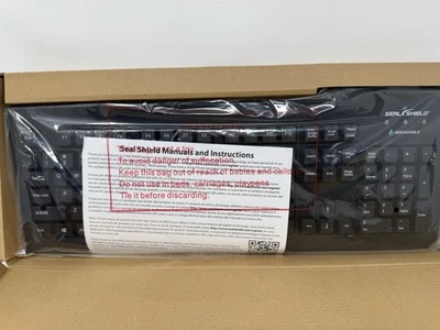 Seal Shield SSKSV207 Silver Seal Medical Washable Keyboard – New - Image 1 of 4