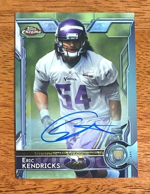 Eric Kendricks 2015 Topps Chrome Rookie Autograph Minnesota Vikings - image 1 of 2