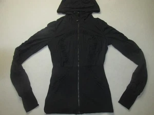 Lululemon Women's Reversible Dance Studio Jacket III * Deep Coal  * Size 6 - Picture 1 of 8