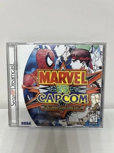 Marvel Vs Capcom: Clash of Super Heroes Sega Dreamcast CIB Tested & Working - Picture 1 of 12