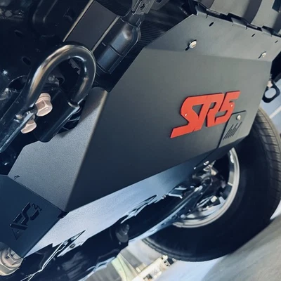 APC21 - Custom "SR5" Skid Plate For 25-26 4RUNNER-Gas Models Only-Black with Red - Image 1 of 4