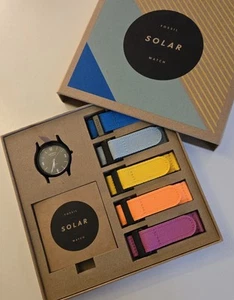 Fossil Curator Limited Edition Solar LE1113 Men's Watch 5 Canvas Straps - Picture 1 of 7