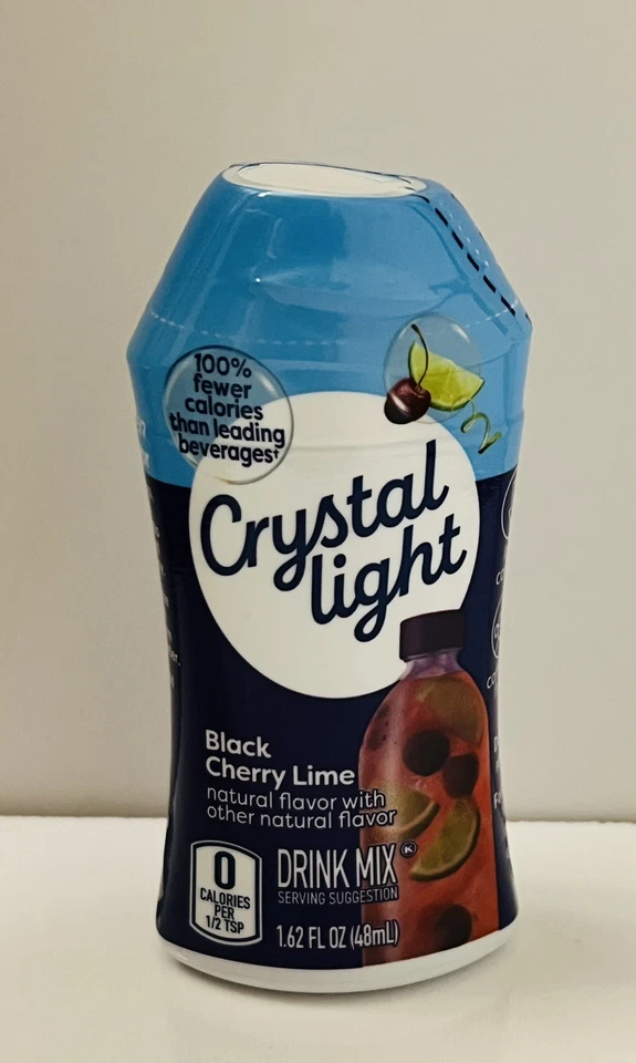 Crystal Light Liquid Drink Mix Black Cherry Lime 0 Calories 24 Servings X5