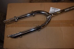 ISHIWATA EX cr-mo 20'' threaded fork 1'' old school bmx JAPAN early 1980s NOS - Picture 1 of 12