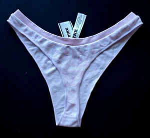 Victoria’s Secret PINK Limited Edition BLING Wink Strappy Thong Panty Lavender S - Picture 1 of 4
