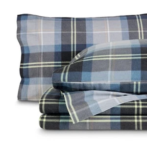 Bare Home Flannel Sheet Set Prints - 100% Cotton - Deep Pocket - Picture 1 of 147