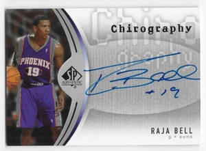 06/07 SP AUTHENTIC CHIROGRAPHY AUTOGRAPH Raja Bell #CHRB - Picture 1 of 1