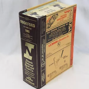 Rockford Illinois 1985 Polks City Directory Advertising Phone Numbers Address - Picture 1 of 15