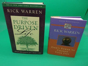 God's Power to Change Your Life  And The Purpose Driven Life - Rick Warren HC - Picture 1 of 8