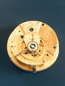 Hochwertiges Taschenuhrwerk englisch verschraubte Chatons um 1850 - Bild 1 von 6