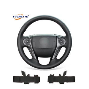 DIY PU Leather Steering Wheel Cover for Honda Accord 9 Pilot Crosstour #Q046 - Bild 1 von 10