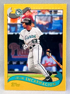 2002 Topps Traded & Rookies JUAN ENCARNACION #T91 - Gold Parallel /2002  MARLINS - Picture 1 of 2